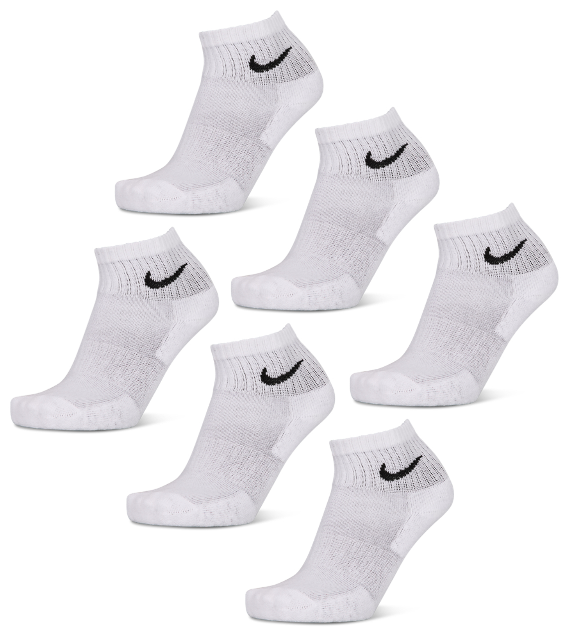 Nike Everyday + Cushioned Ankle 6 Pack Image 1 of 2. Tap to open photo gallery.