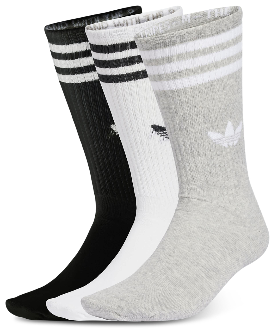 adidas 3-Stripes High Crew Socks 3 Pairs Afbeelding 1 van 1. Tik om de fotogalerij te openen..