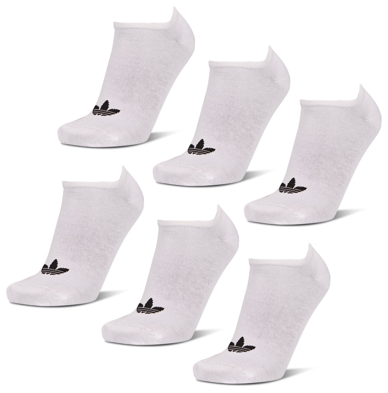 adidas No Show 6 Pack Afbeelding 1 van 2. Tik om de fotogalerij te openen..