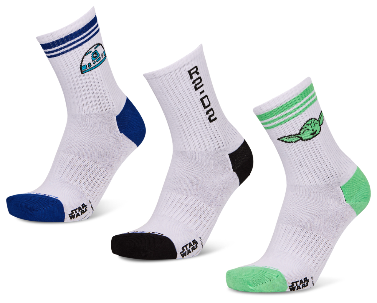 Happy Socks Crew 3 Pack Image 1 of 2. Tap to open photo gallery.