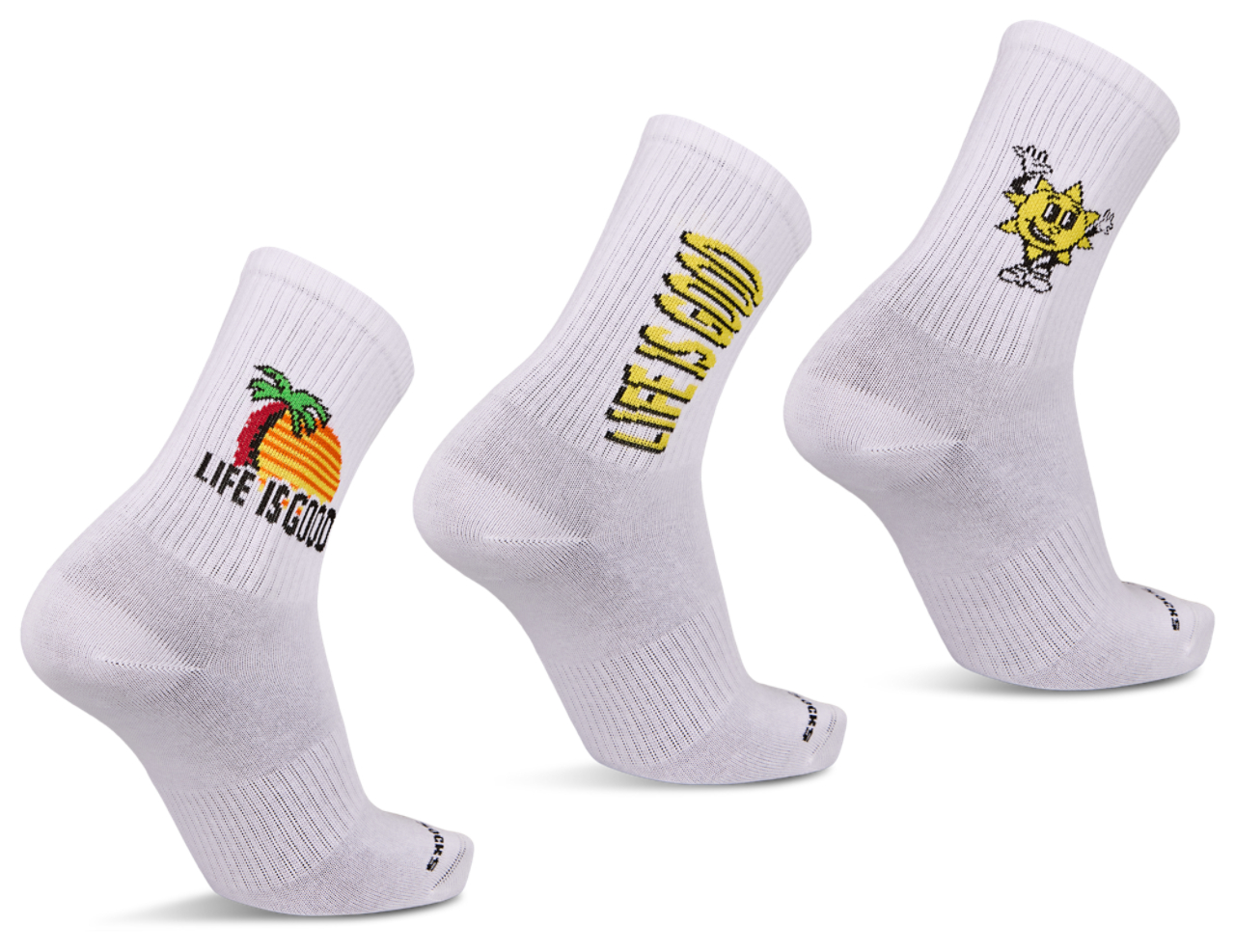 Happy Socks Crew 3 Pack Immagine 2 di 2. Tocca per aprire la galleria fotografica.