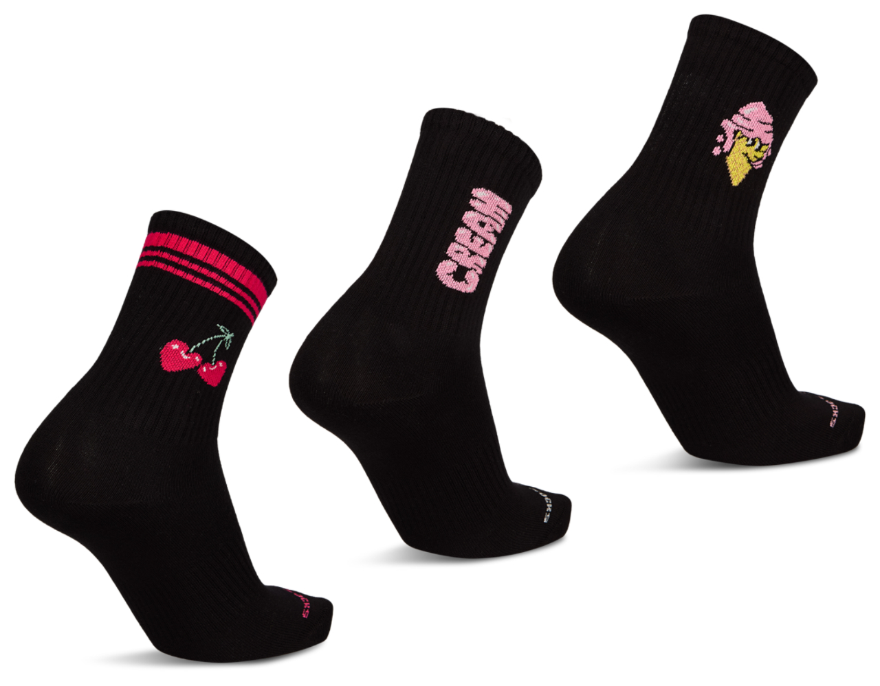 Happy Socks Crew 3 Pack Image 2 sur 2. Appuyez pour ouvrir la galerie de photos.