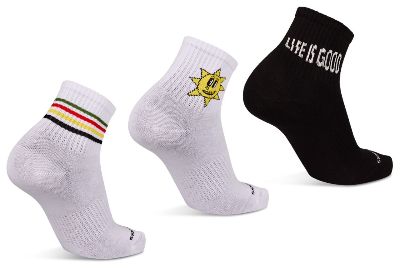 Happy Socks Ankle 3 Pack Image 2 of 2. Tap to open photo gallery.