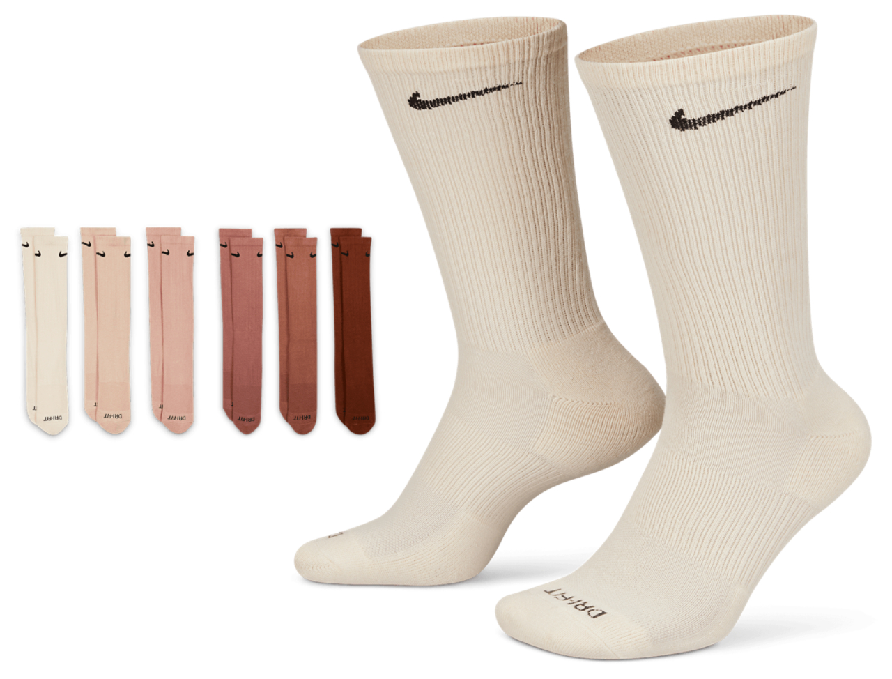 Nike Everyday Cushioned Crew 6 Pack Bild 1 von 3. Antippen, um die Fotogalerie zu öffnen.