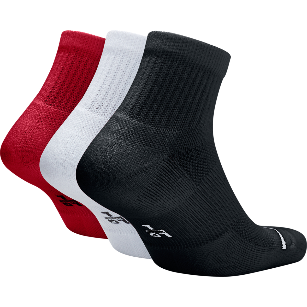 Jordan Quarter Socks 3 Pack Image 2 of 8. Tap to open photo gallery.
