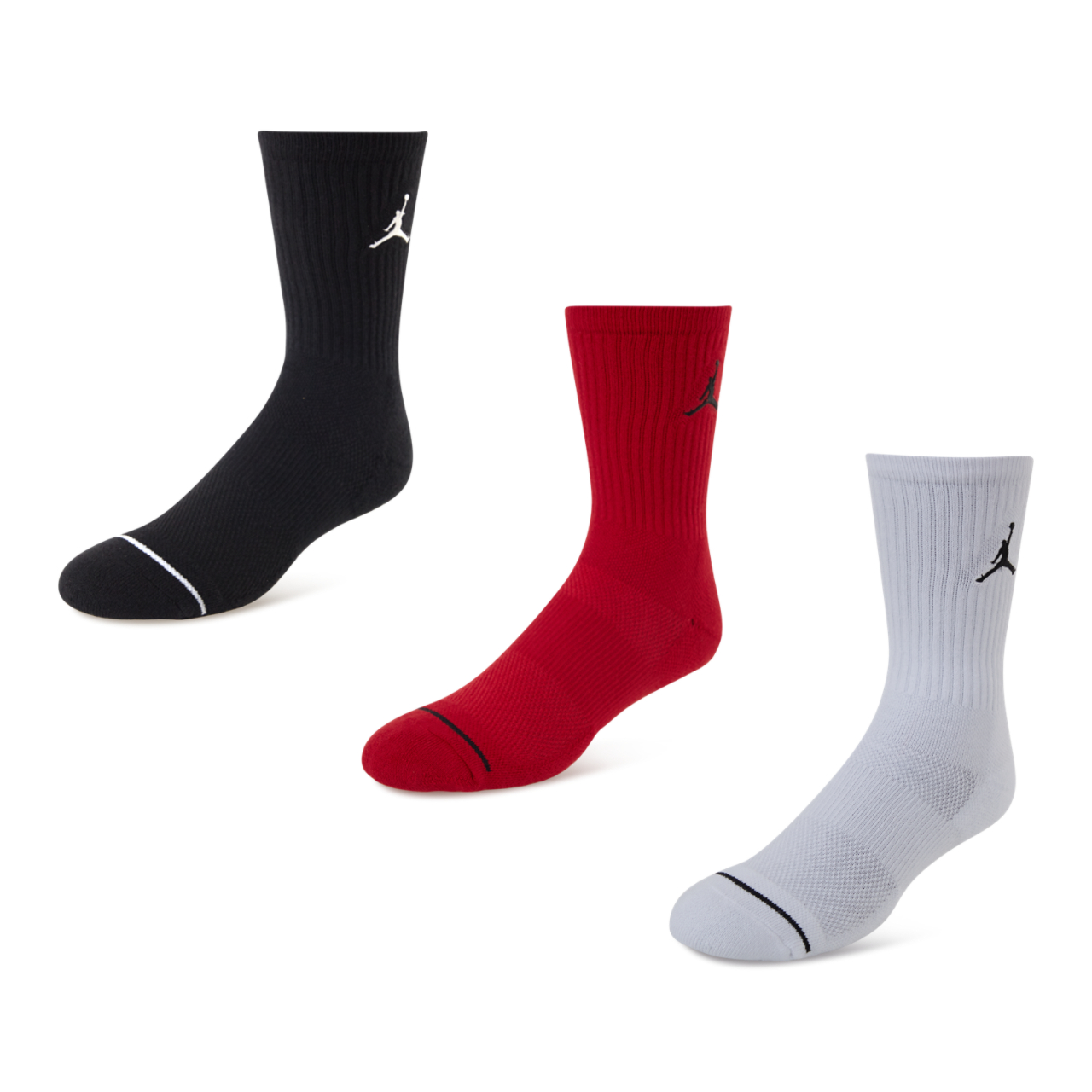 Jordan Kids Ankle No Slip 3 Pack Image 1 of 2. Tap to open photo gallery.
