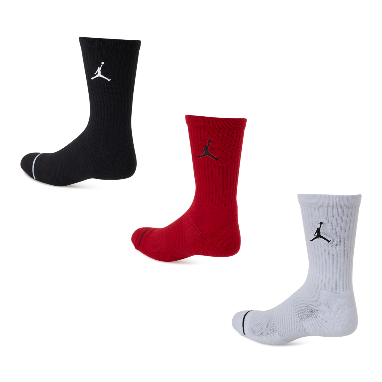 Jordan Kids Ankle No Slip 3 Pack Image 2 of 2. Tap to open photo gallery.
