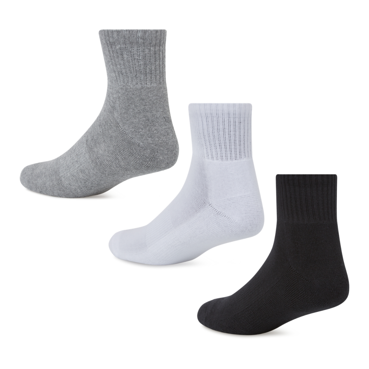 Foot Locker 3 Pack Active Dry Quarter Image 2 of 2. Tap to open photo gallery.