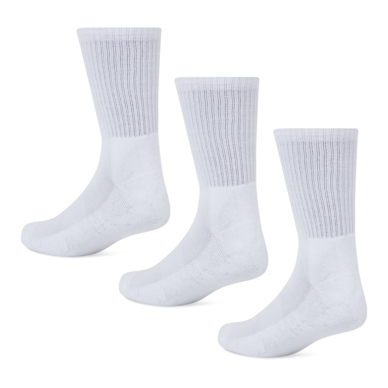 Foot Locker 3 Pack Active Dry Crew Afbeelding 2 van 2. Tik om de fotogalerij te openen..