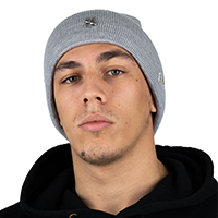 New Era Silver Logo Beanie Afbeelding 5 van 8. Tik om de fotogalerij te openen..