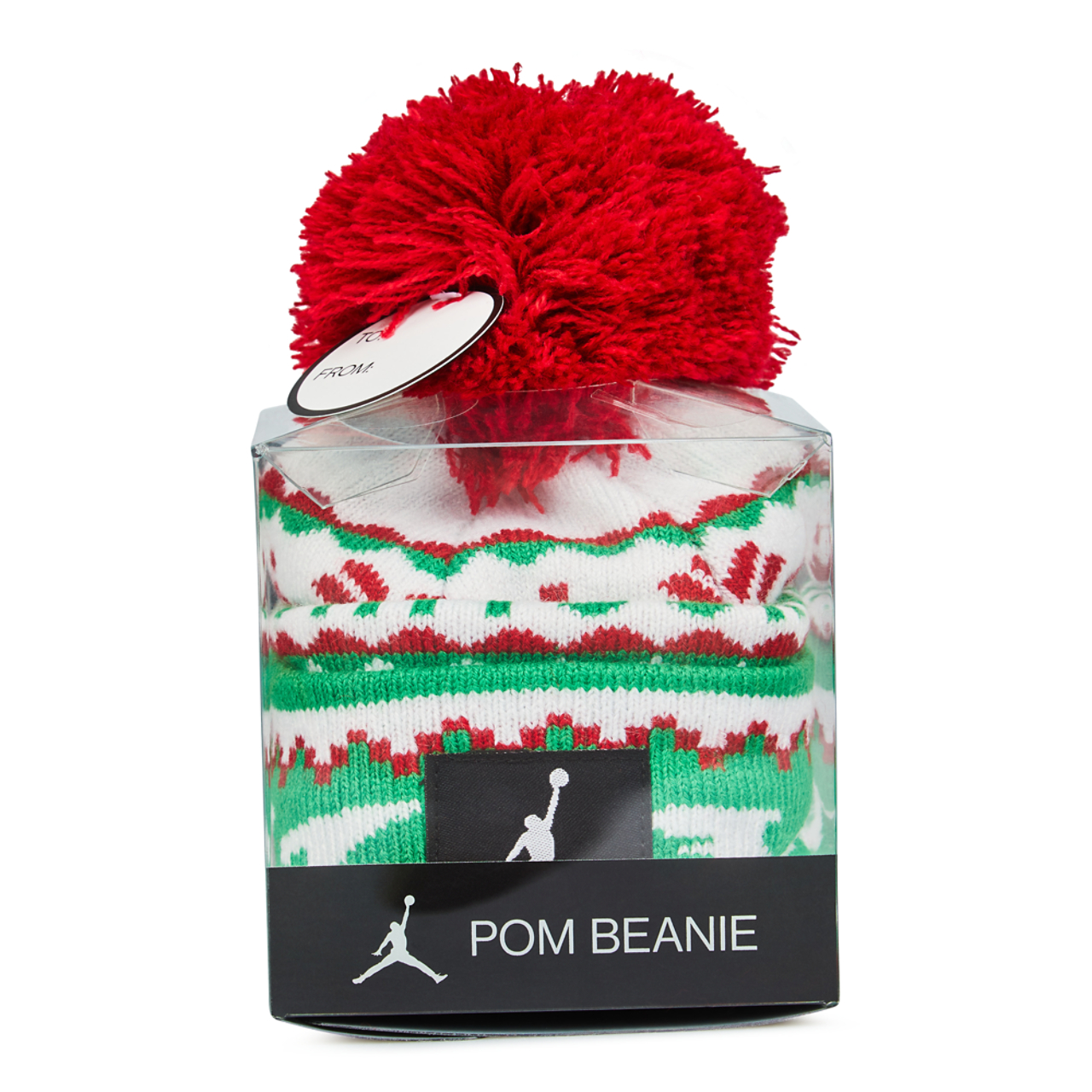Jordan Kids X-mas Pom Beanie Afbeelding 3 van 3. Tik om de fotogalerij te openen..