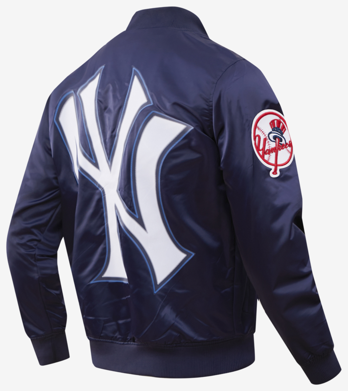 Pro Standard NEW YORK YANKEES SATIN JACKET Image 4 of 9. Tap to open photo gallery.