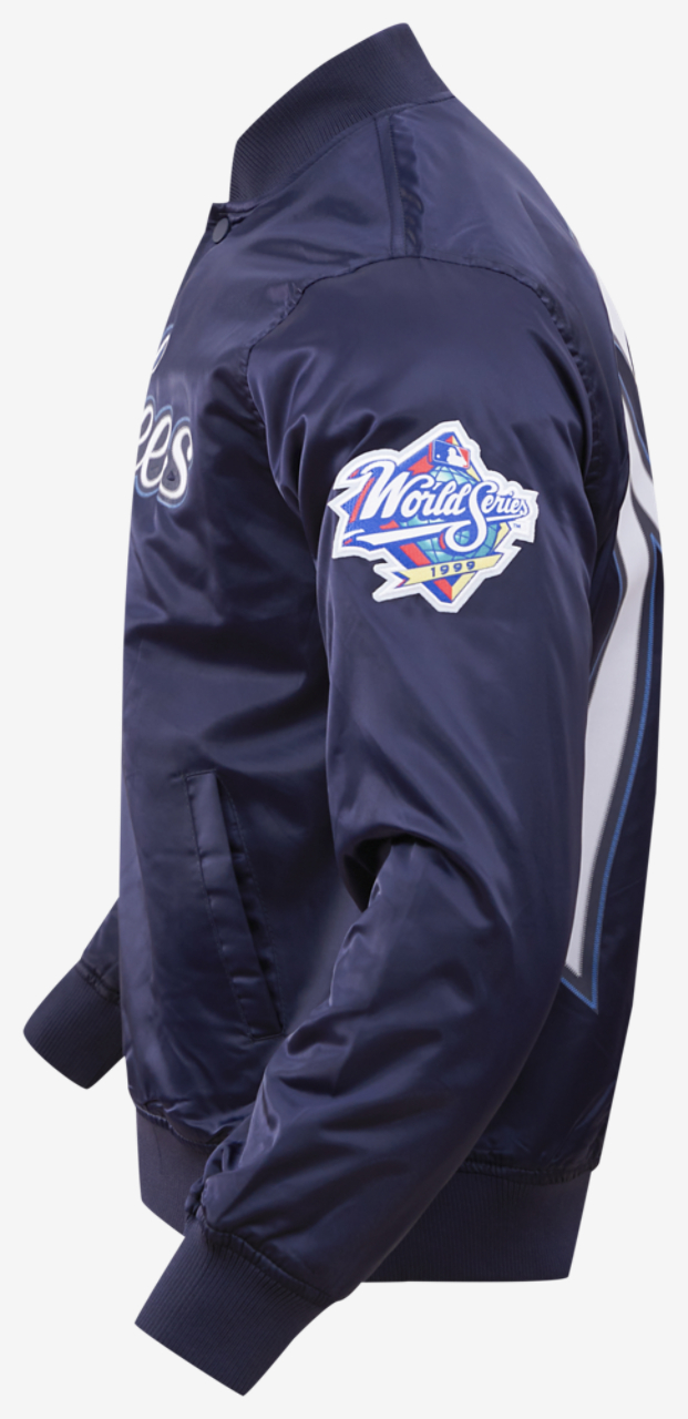 Pro Standard NEW YORK YANKEES SATIN JACKET Image 5 of 9. Tap to open photo gallery.