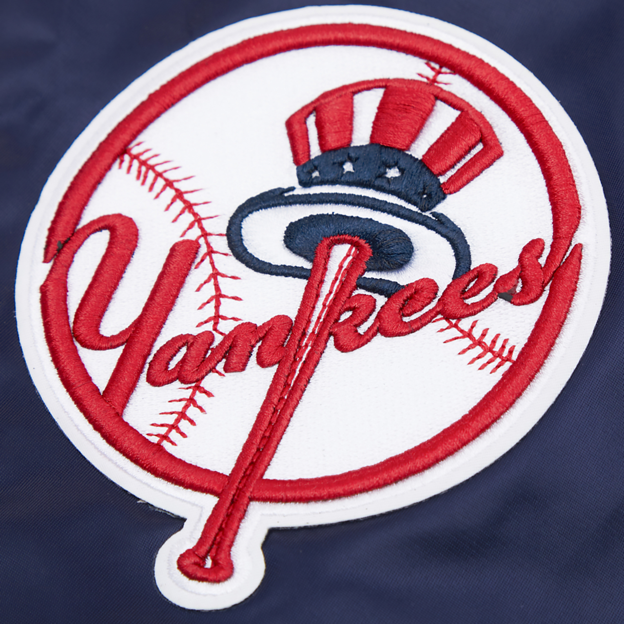 Pro Standard NEW YORK YANKEES SATIN JACKET Image 7 of 9. Tap to open photo gallery.