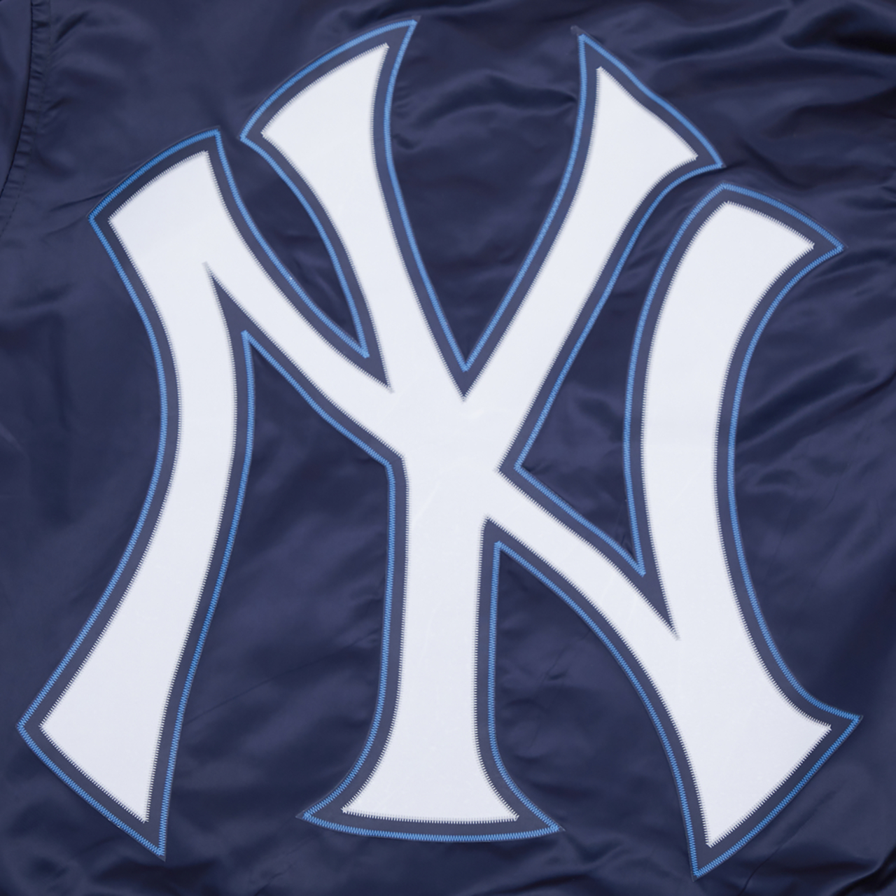 Pro Standard NEW YORK YANKEES SATIN JACKET Image 9 of 9. Tap to open photo gallery.