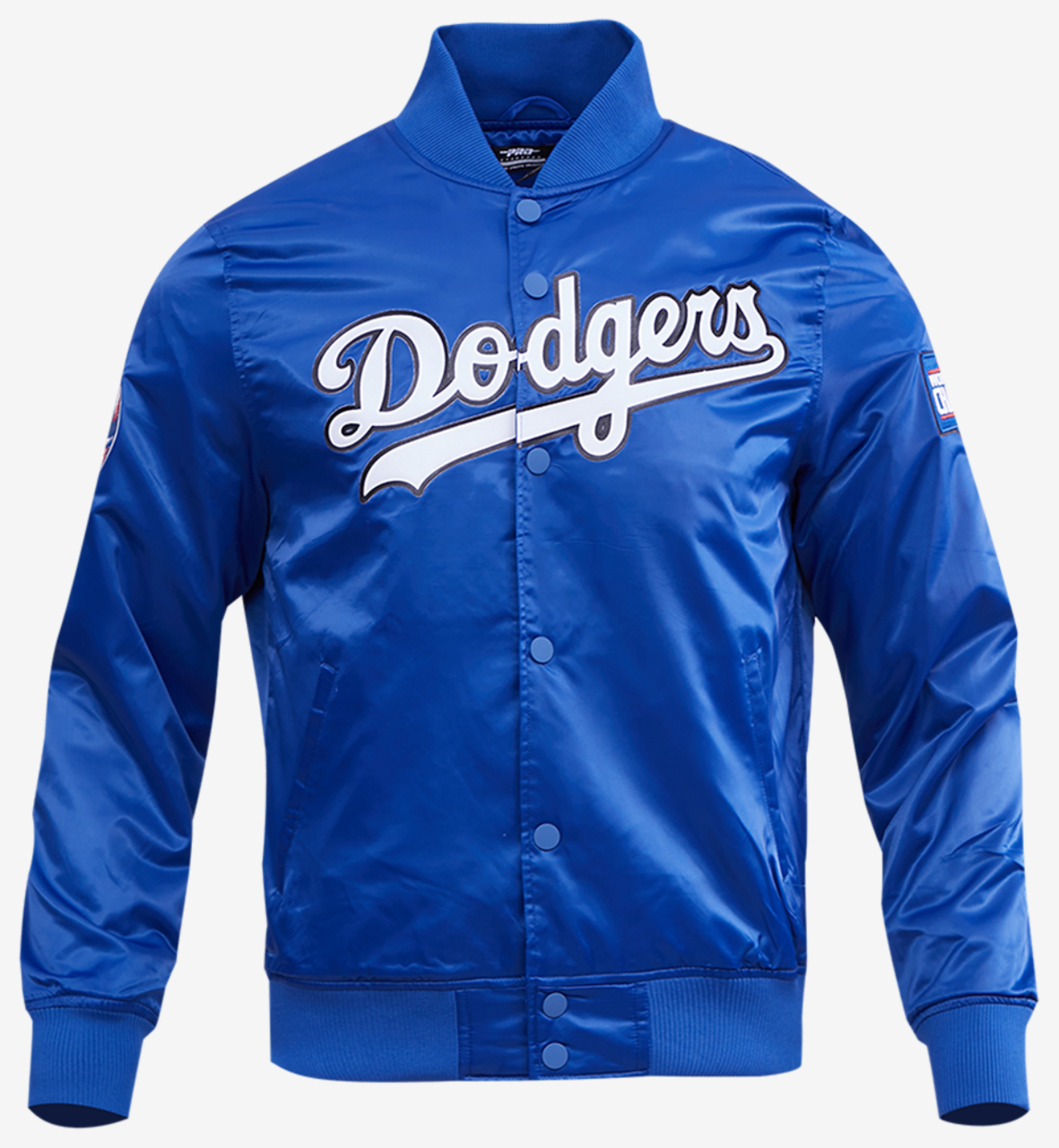Pro Standard LOS ANGELES DODGERS SATIN JACKET Image 1 of 8. Tap to open photo gallery.