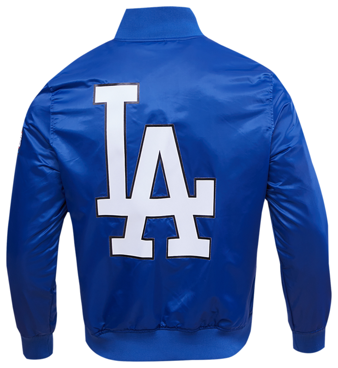 Pro Standard LOS ANGELES DODGERS SATIN JACKET Image 2 of 8. Tap to open photo gallery.