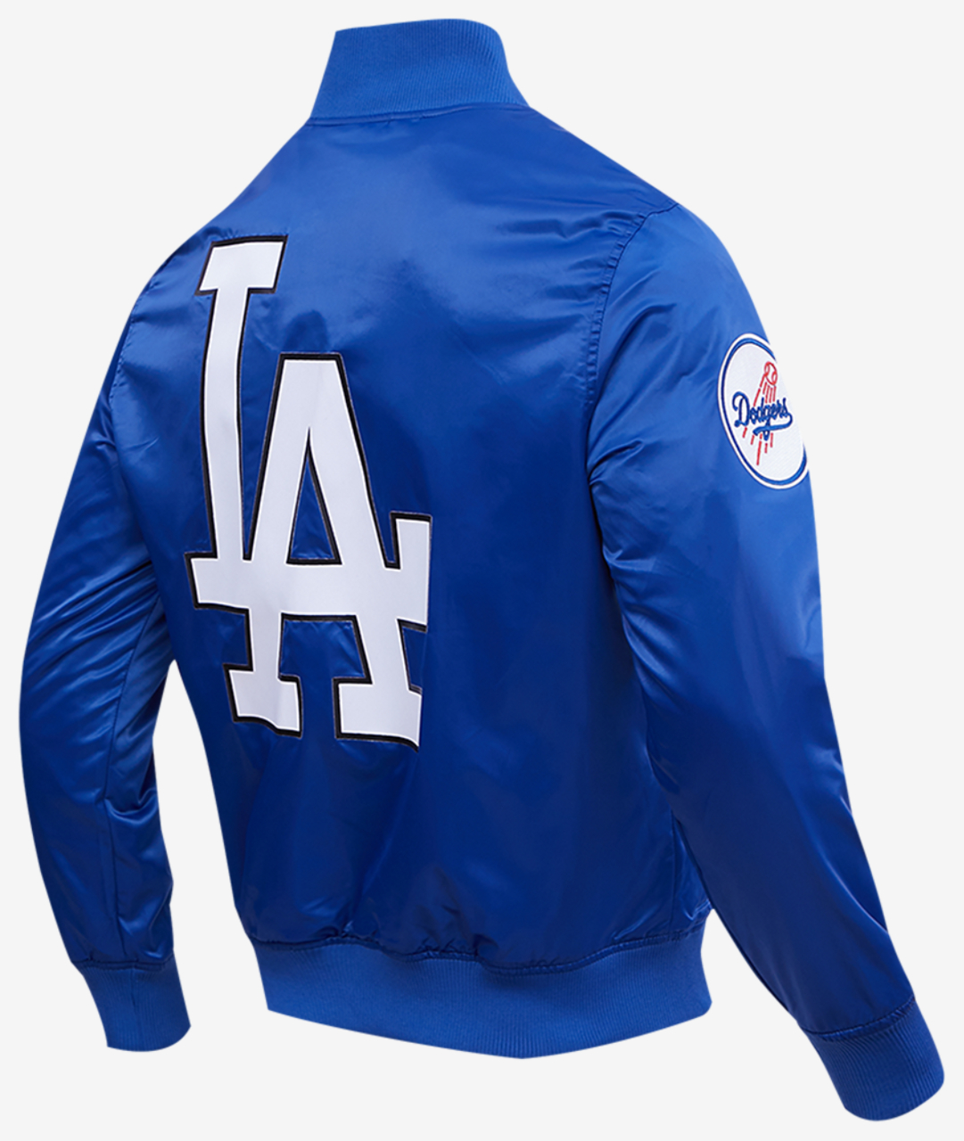 Pro Standard LOS ANGELES DODGERS SATIN JACKET Image 4 of 8. Tap to open photo gallery.