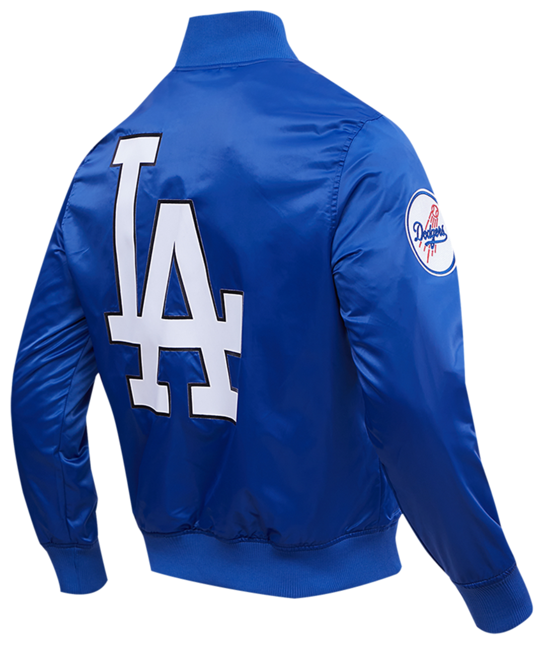 Pro Standard LOS ANGELES DODGERS SATIN JACKET Image 4 of 8. Tap to open photo gallery.