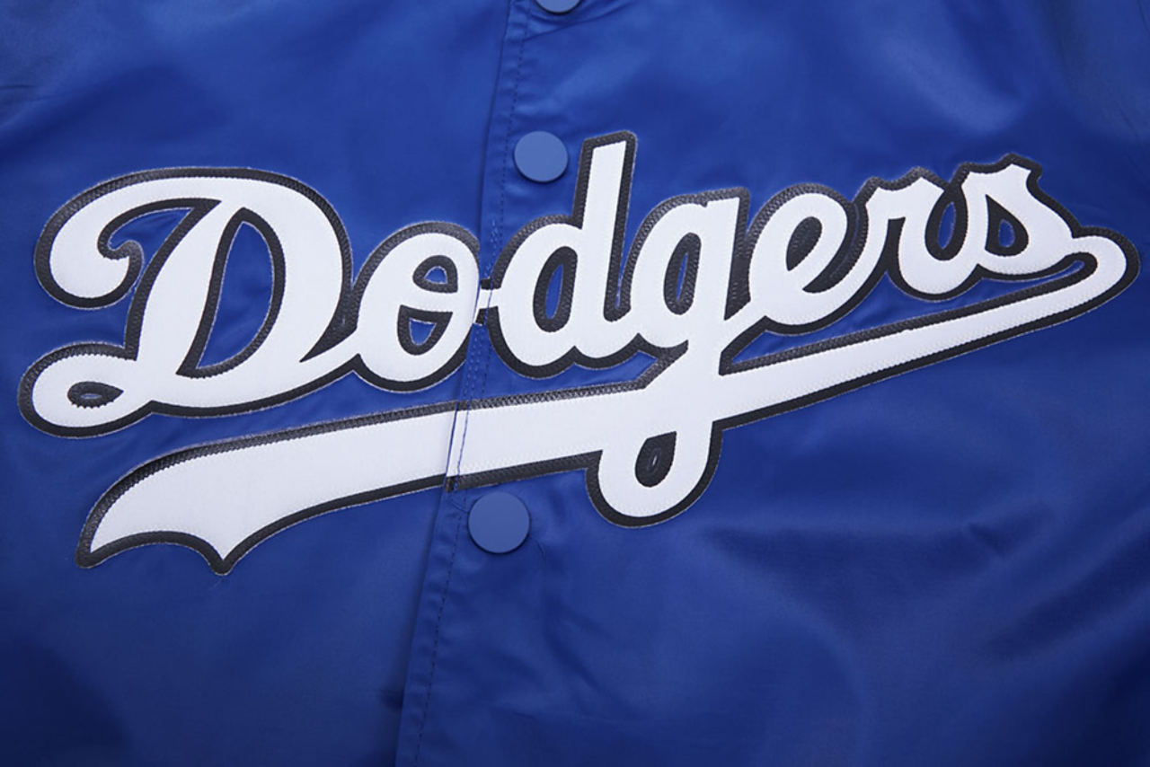 Pro Standard LOS ANGELES DODGERS SATIN JACKET Image 5 of 8. Tap to open photo gallery.