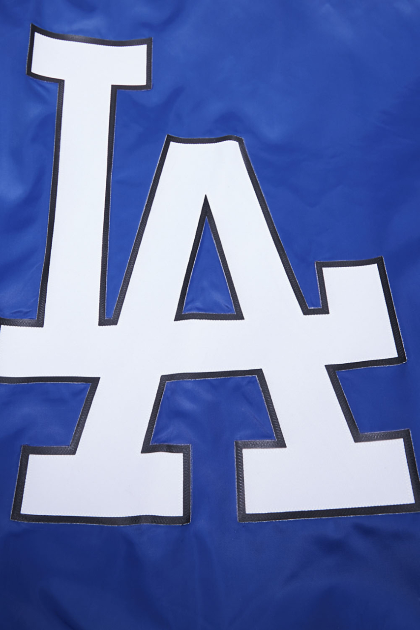 Pro Standard LOS ANGELES DODGERS SATIN JACKET Image 8 of 8. Tap to open photo gallery.