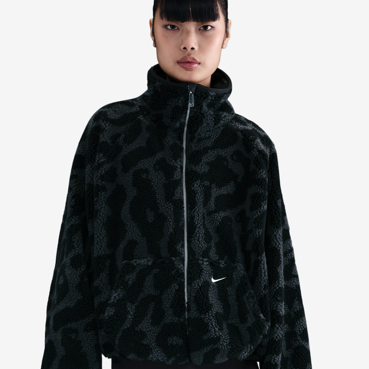 Nike NSW Street Sherpa Jacket Image 1 of 4. Tap to open photo gallery.