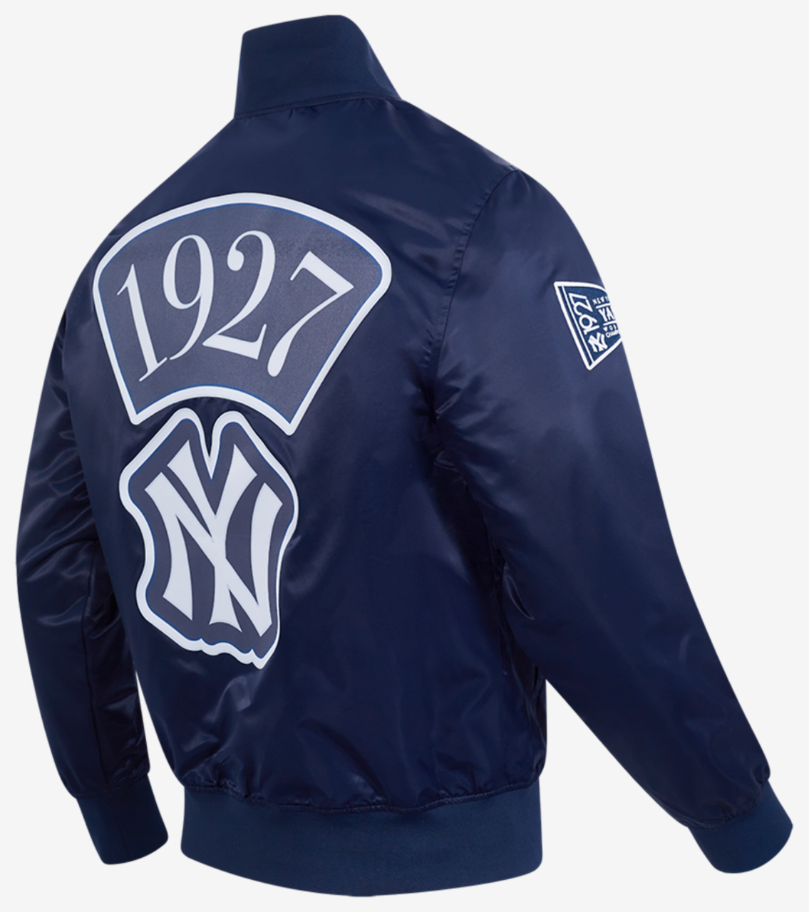 Pro Standard NEW YORK YANKEES SATIN JACKET Image 4 of 8. Tap to open photo gallery.