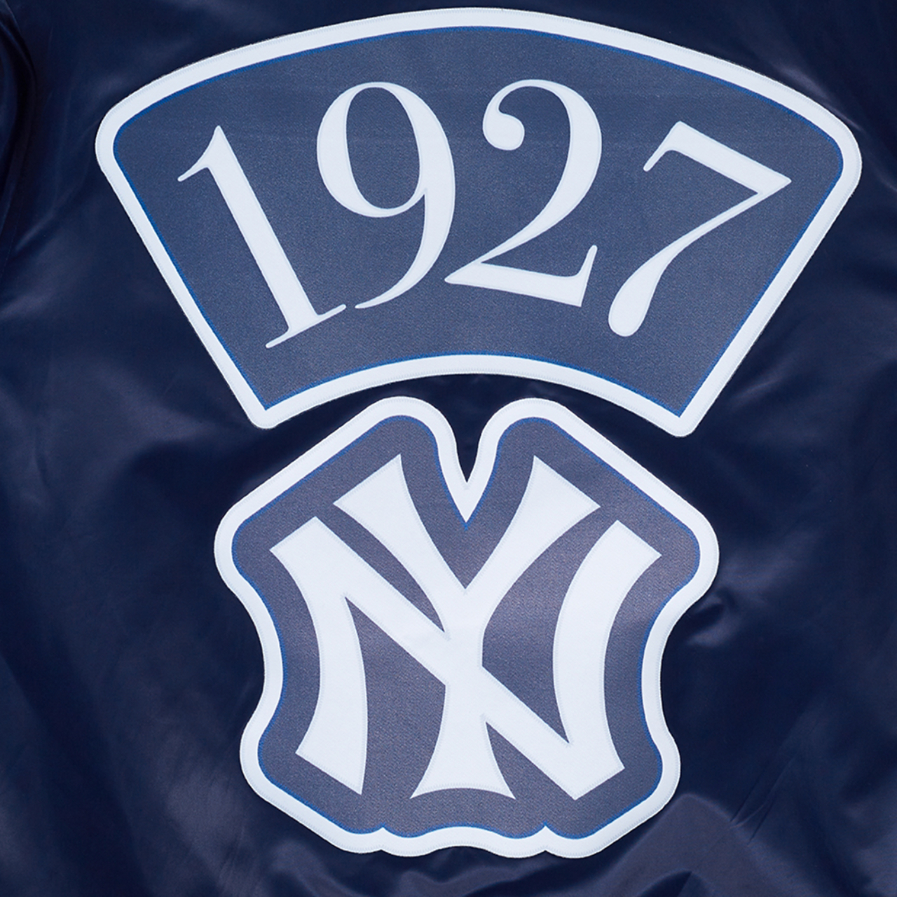 Pro Standard NEW YORK YANKEES SATIN JACKET Image 8 of 8. Tap to open photo gallery.