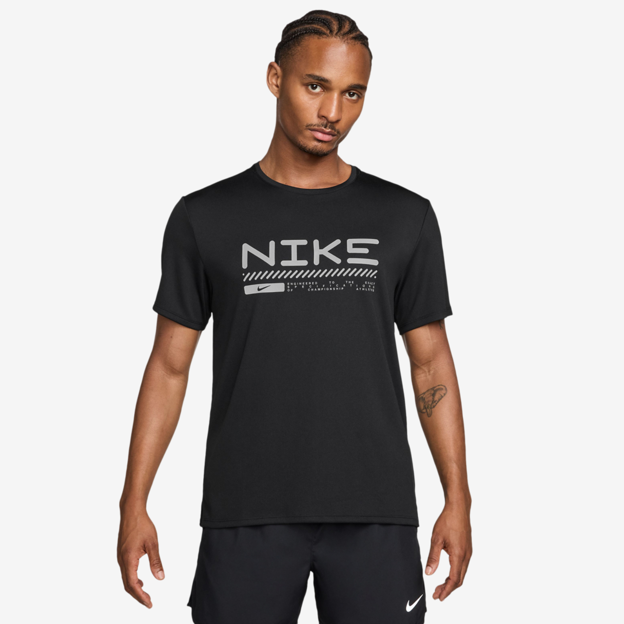 Nike Winter Miler Short Sleeve Top Image 1 of 3. Tap to open photo gallery.