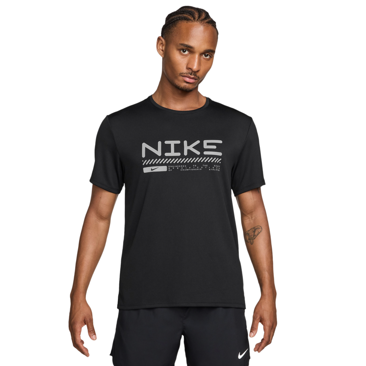 Nike Winter Miler Short Sleeve Top Image 1 of 3. Tap to open photo gallery.