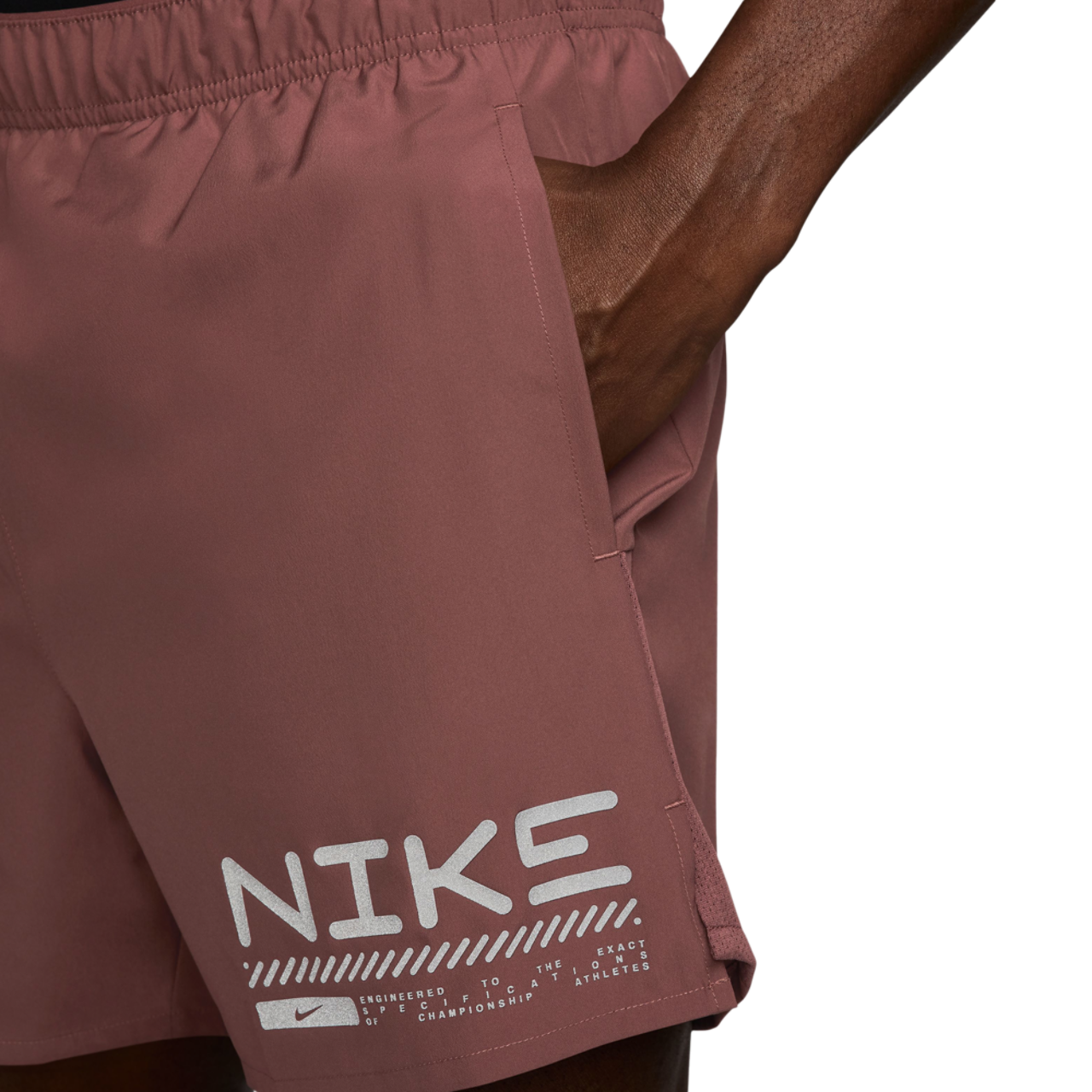 Nike Winterized Chlngr 5" 2In1 Shorts Image 4 of 5. Tap to open photo gallery.