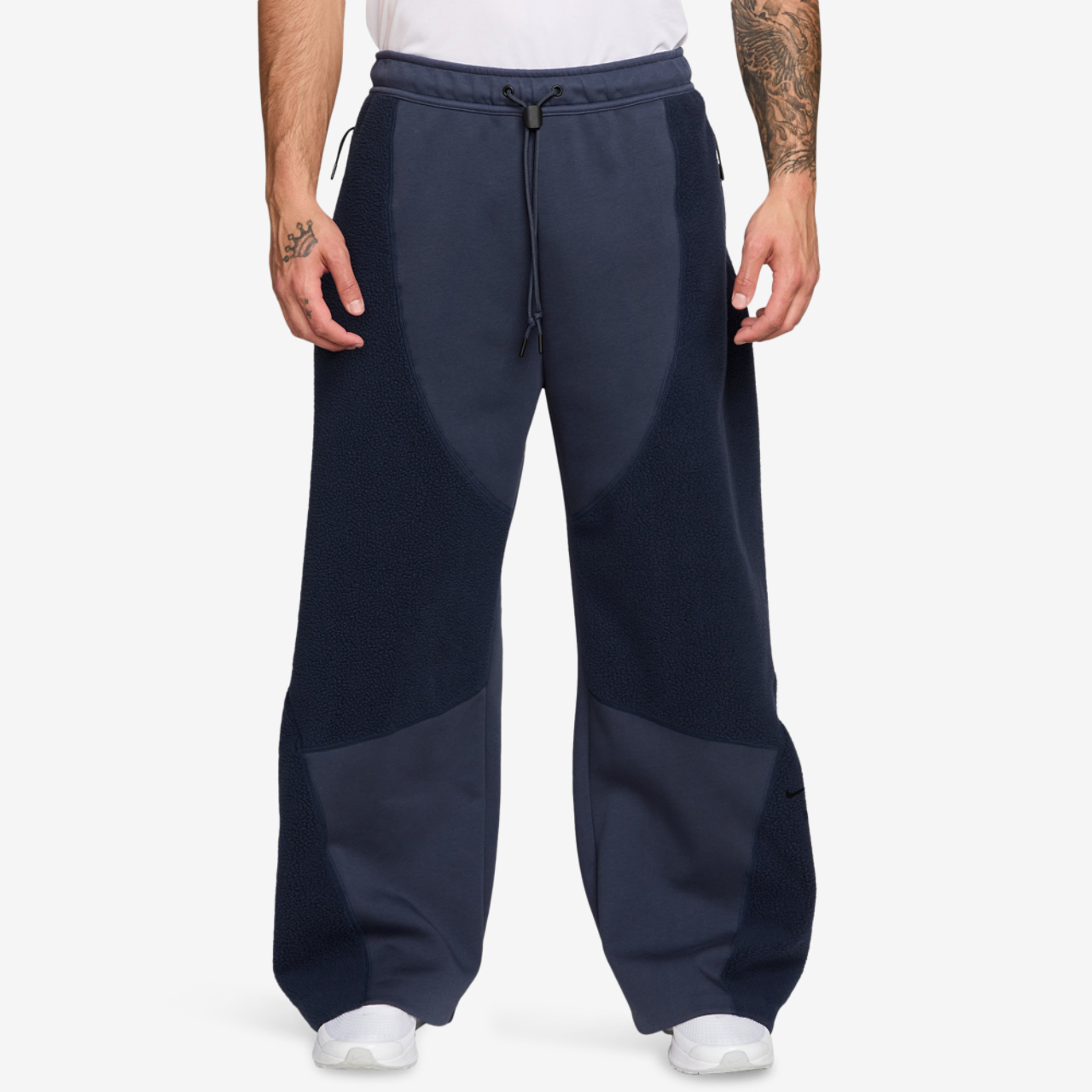 Nike Tech Windwall Open Hem Pants Image 1 of 3. Tap to open photo gallery.