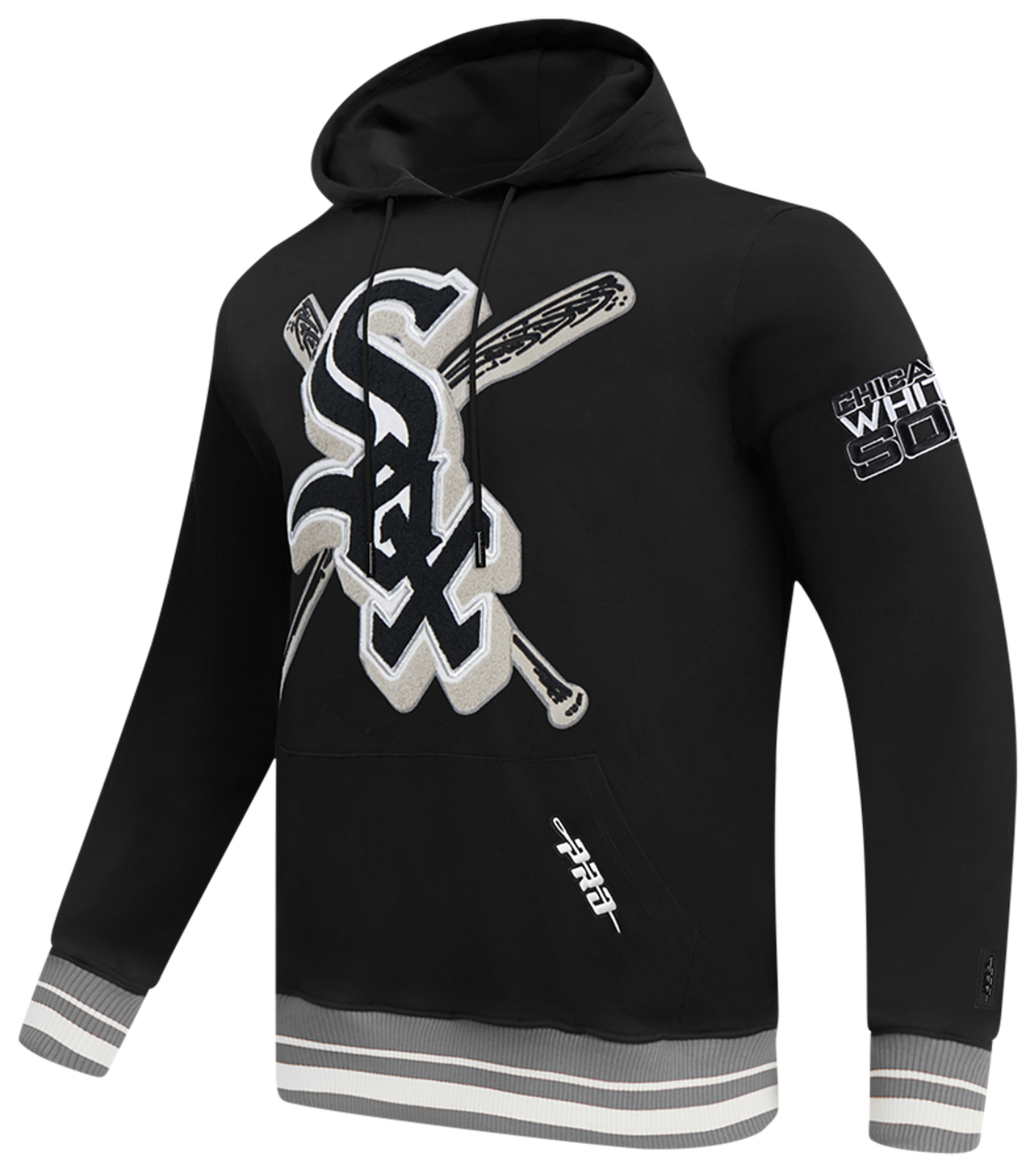 Pro Standard WHITE SOX MASH UP RIB FLC PO HOODIE - Men's | Champs