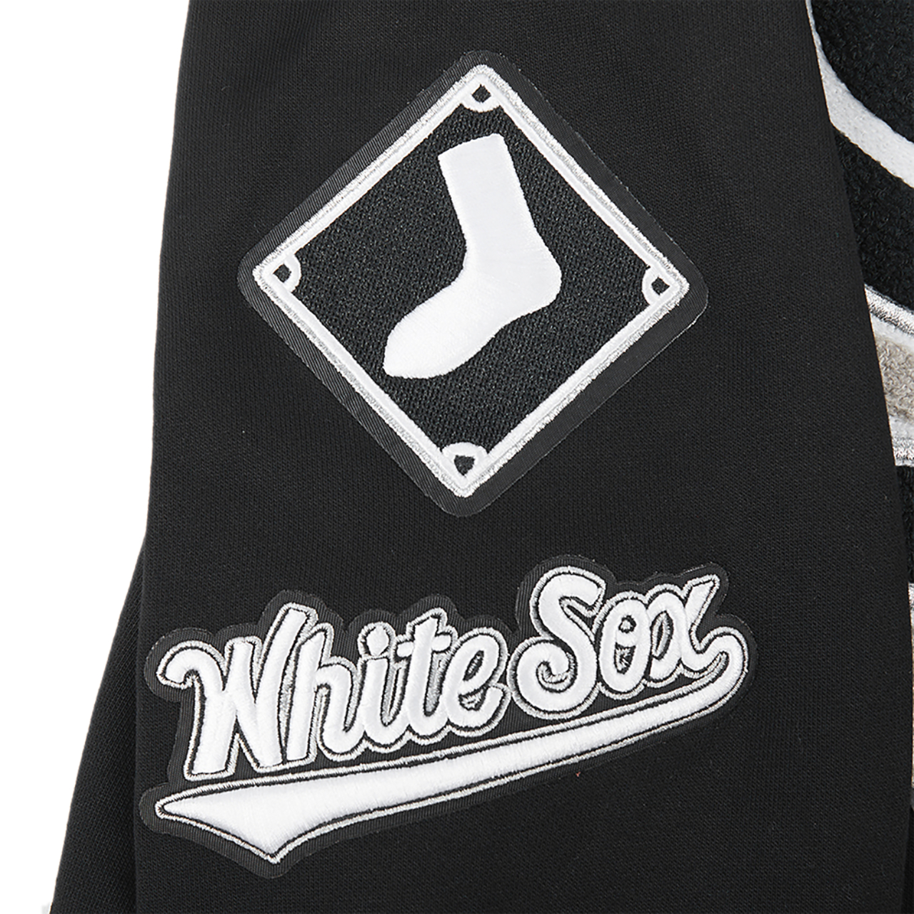 Pro Standard WHITE SOX MASH UP RIB FLC PO HOODIE - Men's | Foot Locker