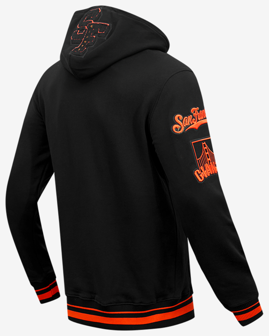 Pro Standard GIANTS MASH UP RIB FLC PO HOODIE Image 4 of 10. Tap to open photo gallery.