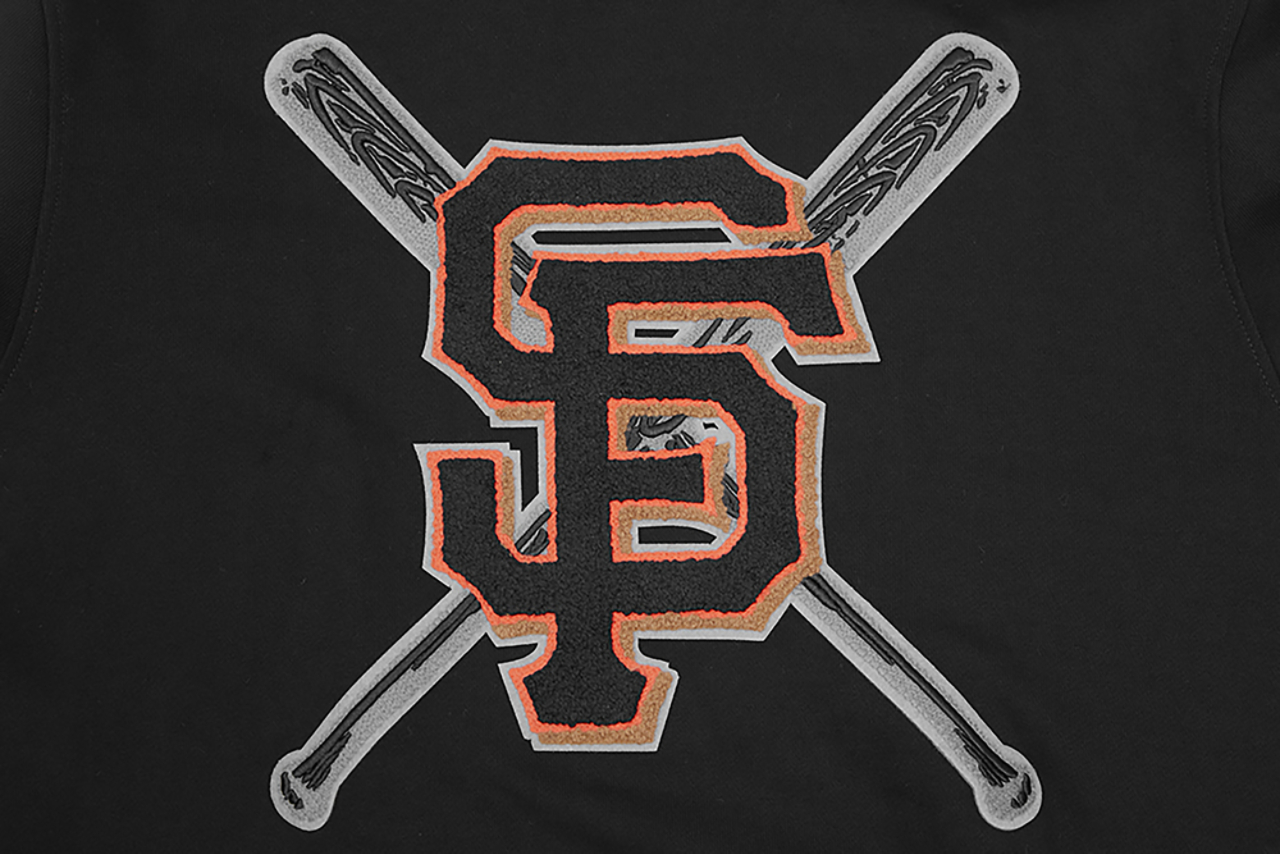 Pro Standard GIANTS MASH UP RIB FLC PO HOODIE Image 6 of 10. Tap to open photo gallery.
