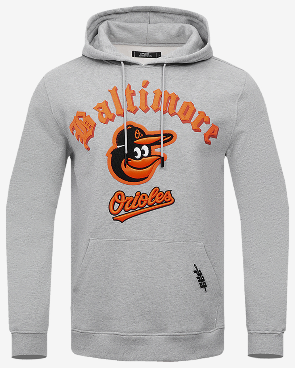 Pro Standard ORIOLES OLD ENGLISH FLC PO HOODIE Image 1 of 8. Tap to open photo gallery.