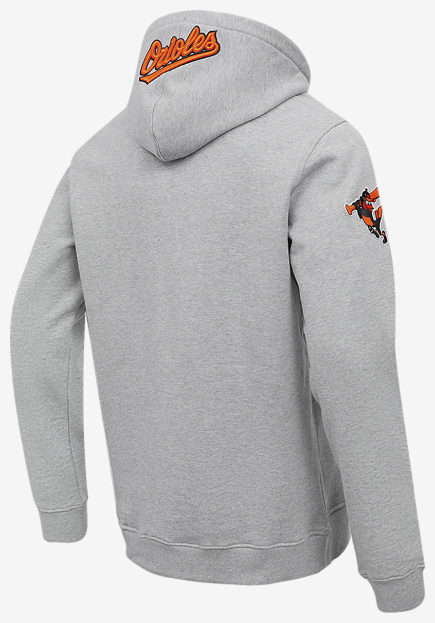 Pro Standard ORIOLES OLD ENGLISH FLC PO HOODIE Image 4 of 8. Tap to open photo gallery.