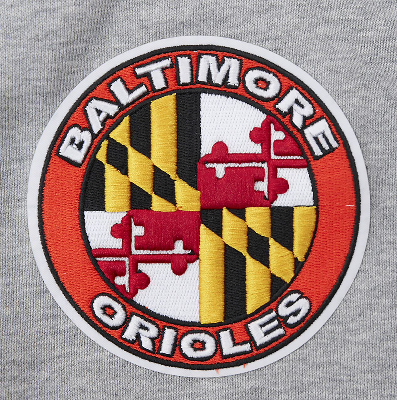 Pro Standard ORIOLES OLD ENGLISH FLC PO HOODIE Image 7 of 8. Tap to open photo gallery.