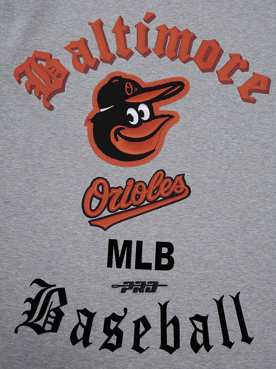Pro Standard ORIOLES OLD ENGLISH SJ TEE Image 5 of 6. Tap to open photo gallery.