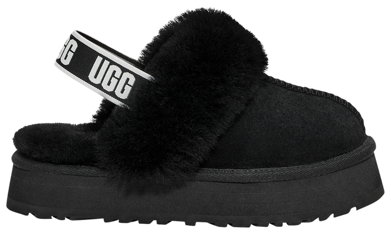 UGG Funkette ブラック New Women's UGG Brand Platform Funkette Slipper Sandals