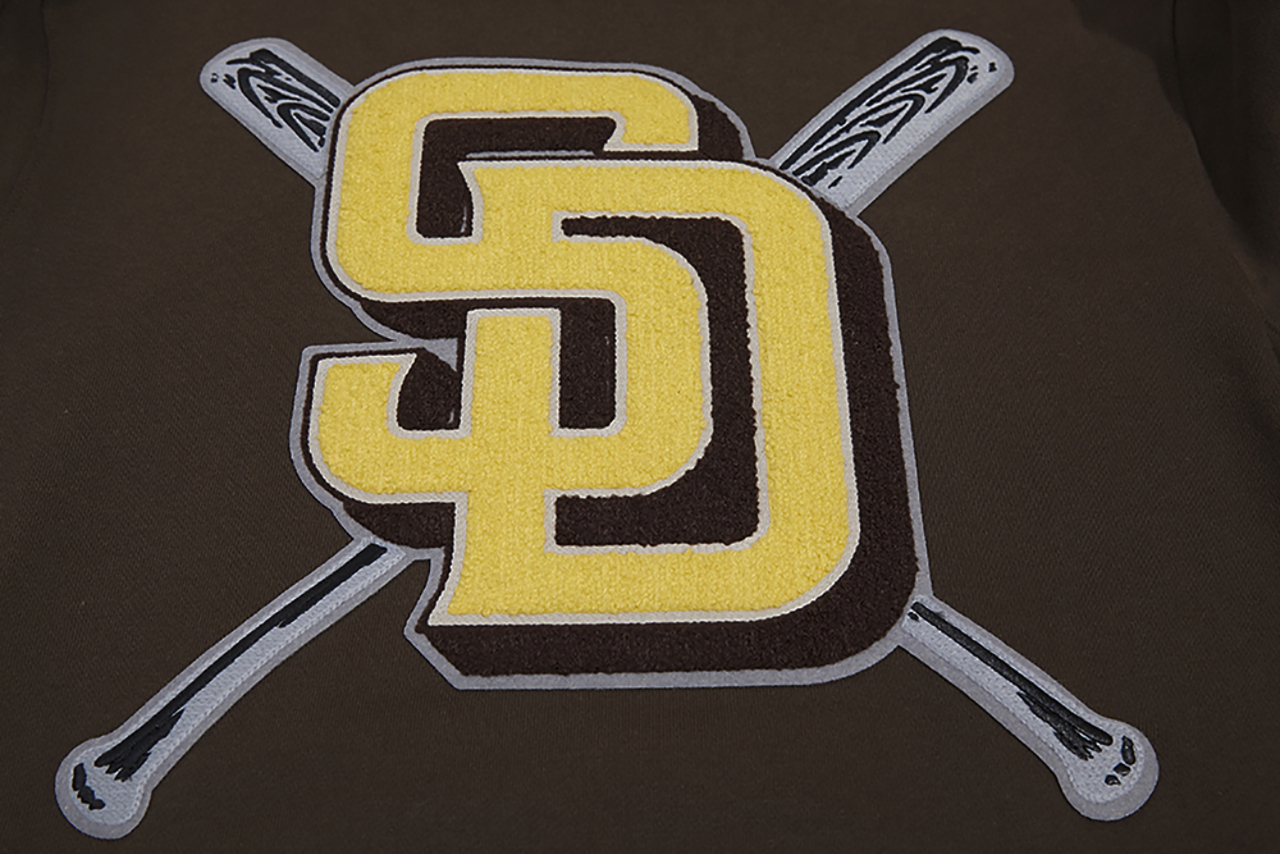 Pro Standard PADRES MASH UP RIB FLC PO HOODIE Image 6 of 8. Tap to open photo gallery.