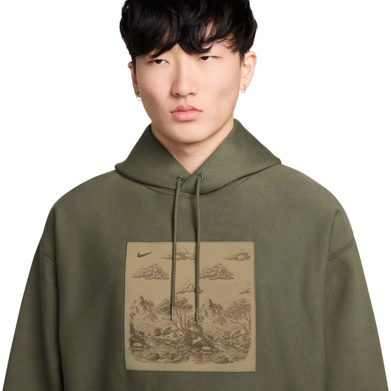 Nike NL Solo Swoosh Pullover Hood Gfx - Men's | Foot Locker