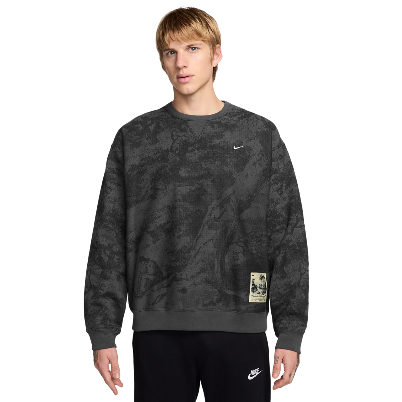 Nike NL Solo Swoosh Crew Gfx Ediu - Men's | Foot Locker