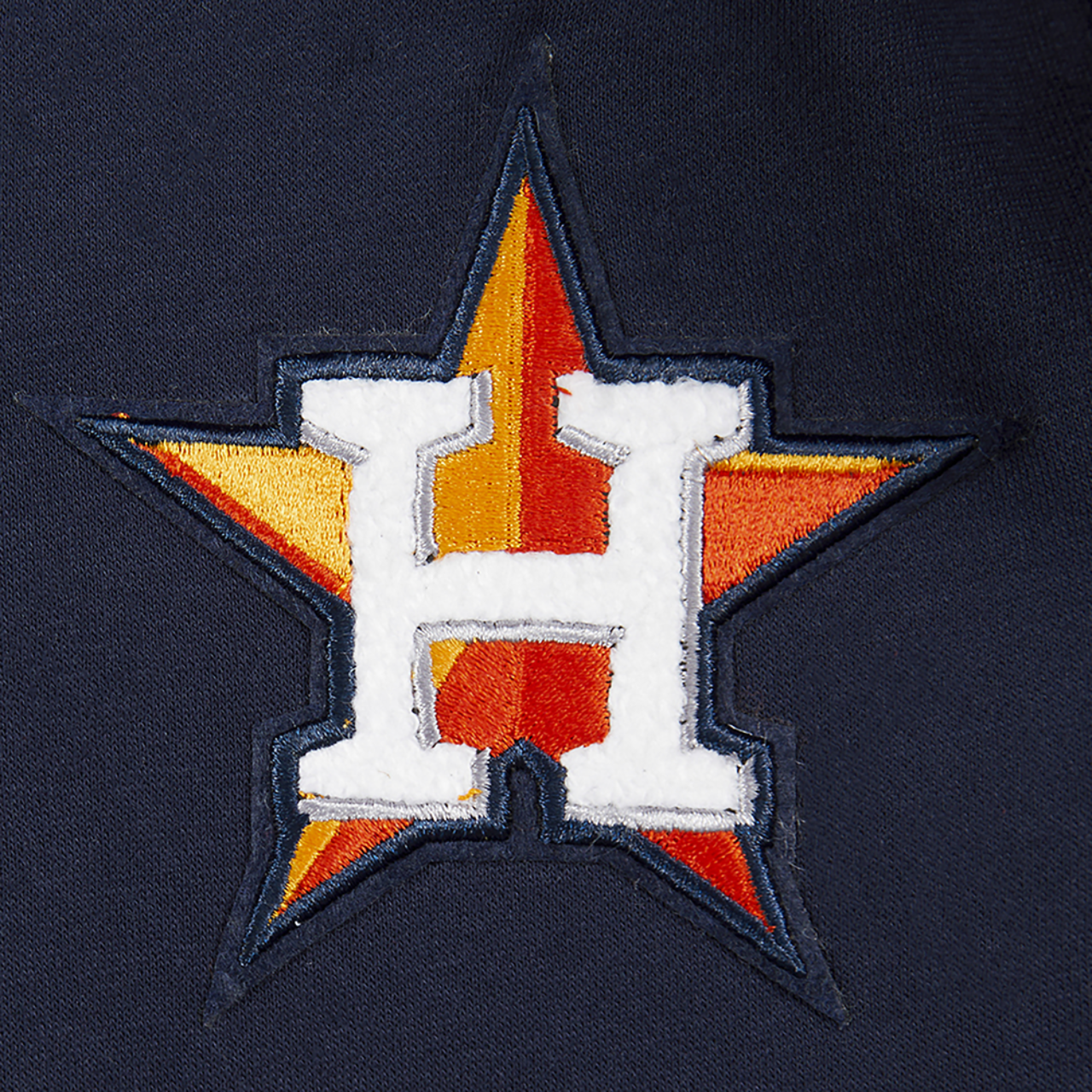 Pro Standard Houston Astros Classic Flc Fz Hoodie Image 6 of 7. Tap to open photo gallery.