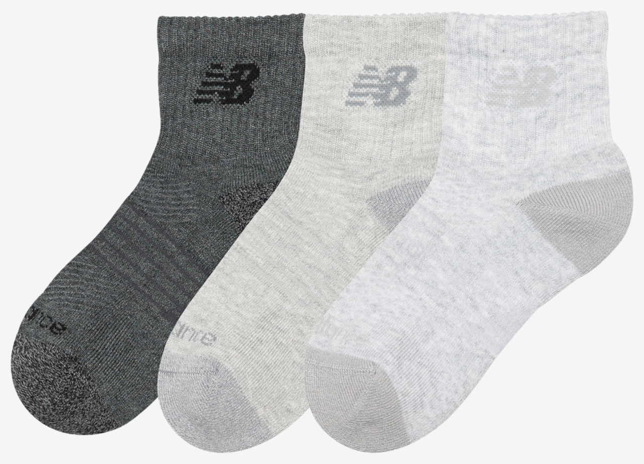 New Balance Active Quarter Socks Image 2 of 4. Tap to open photo gallery.