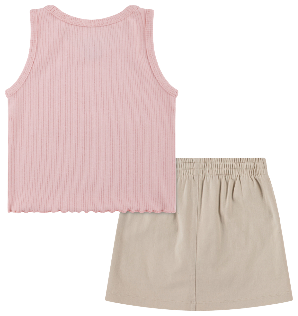 Jordan Ribbed Baby T-Shirt Cargo Skirt Set Image 2 of 4. Tap to open photo gallery.