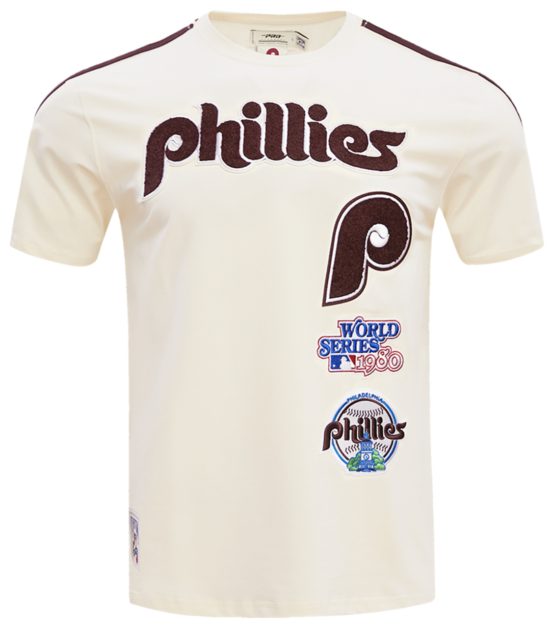 Pro Standard PHILLIES RETRO CLASSIC SJ STRIPED TEE Image 1 of 5. Tap to open photo gallery.