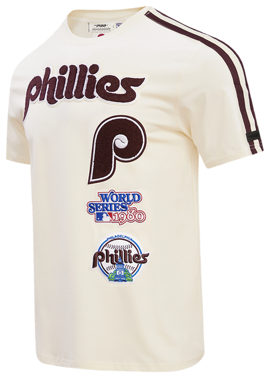 Pro Standard PHILLIES RETRO CLASSIC SJ STRIPED TEE Image 3 of 5. Tap to open photo gallery.