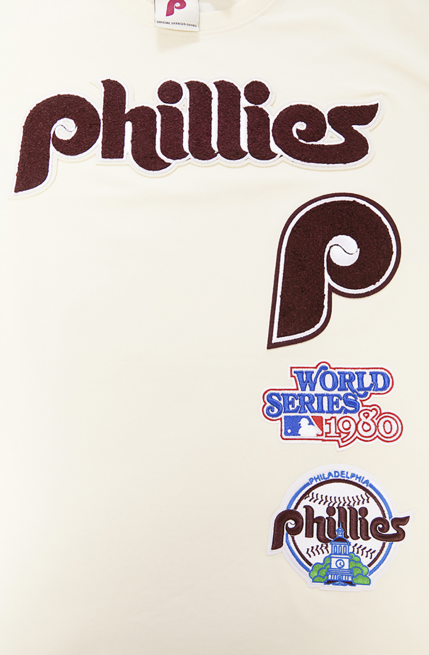 Pro Standard PHILLIES RETRO CLASSIC SJ STRIPED TEE Image 5 of 5. Tap to open photo gallery.